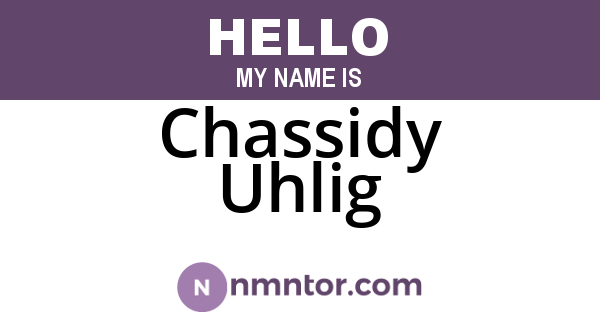Chassidy Uhlig