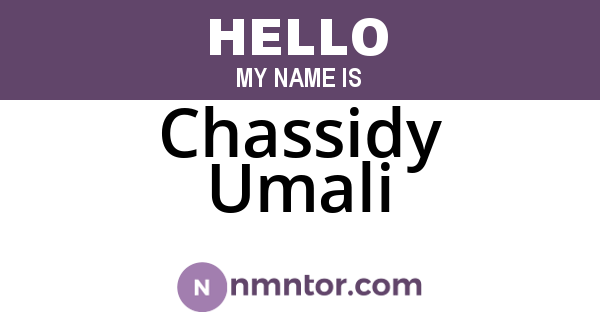 Chassidy Umali