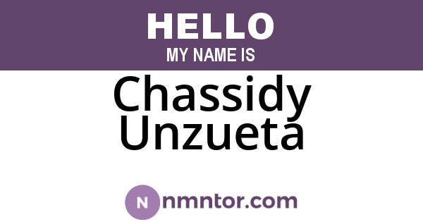 Chassidy Unzueta