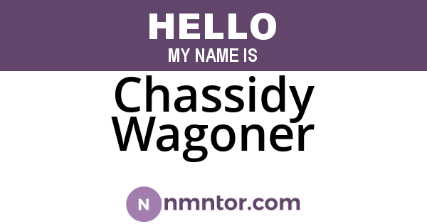 Chassidy Wagoner