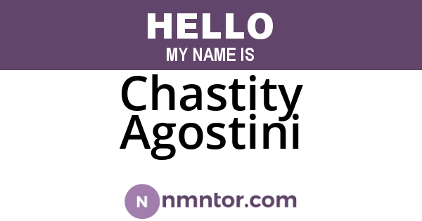 Chastity Agostini
