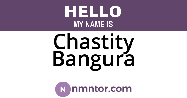 Chastity Bangura