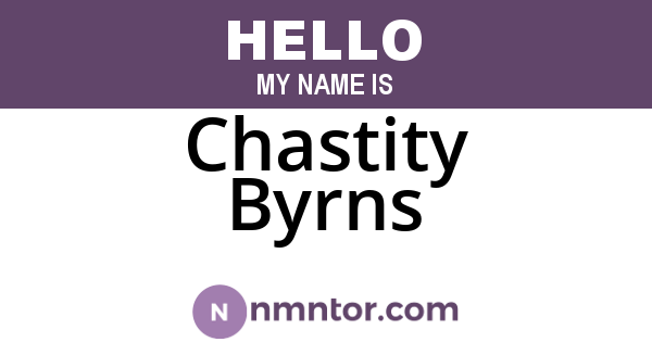 Chastity Byrns