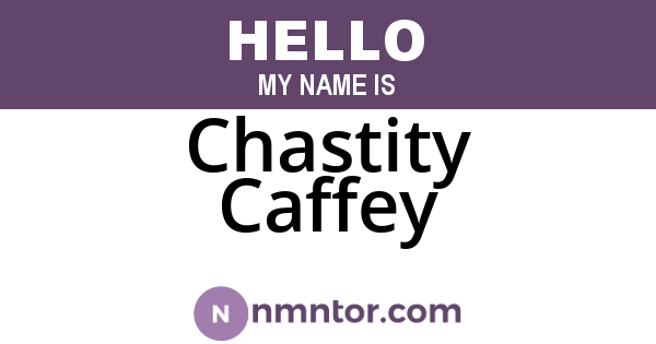 Chastity Caffey