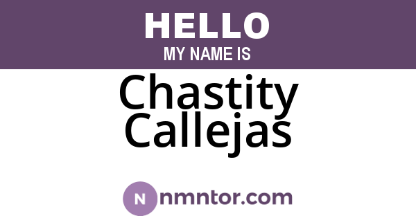 Chastity Callejas