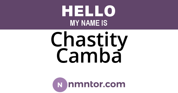 Chastity Camba