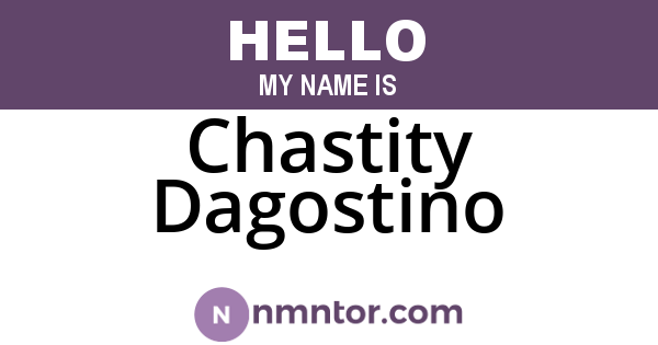 Chastity Dagostino