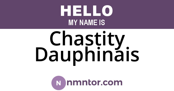 Chastity Dauphinais