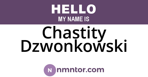 Chastity Dzwonkowski