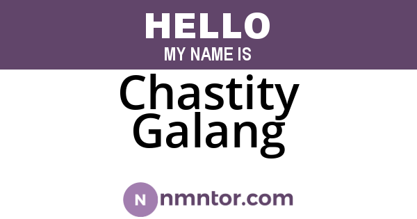 Chastity Galang