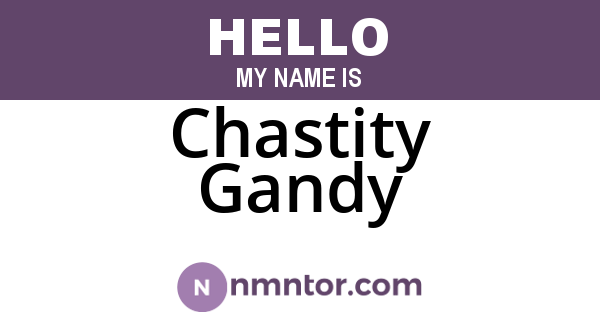 Chastity Gandy