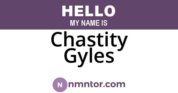 Chastity Gyles