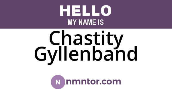 Chastity Gyllenband