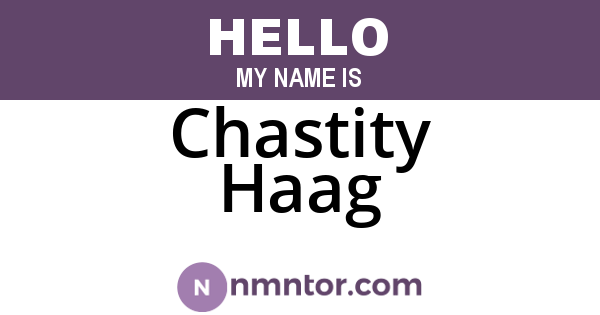 Chastity Haag