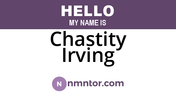 Chastity Irving