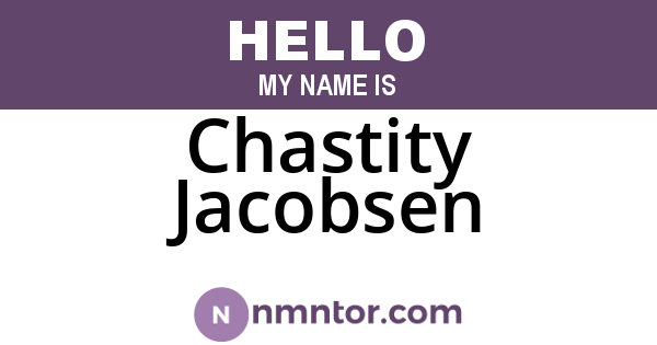 Chastity Jacobsen