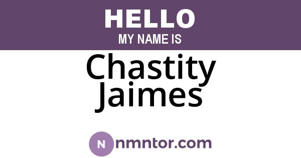 Chastity Jaimes