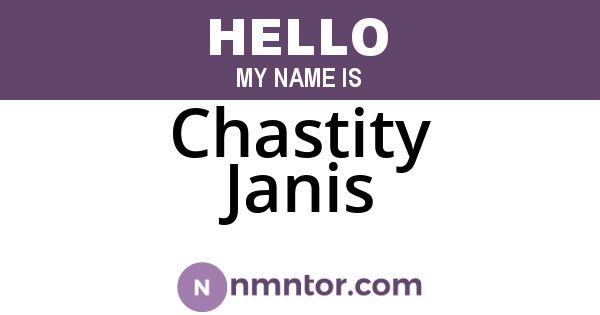 Chastity Janis