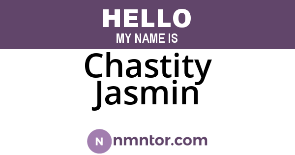 Chastity Jasmin