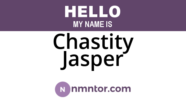 Chastity Jasper