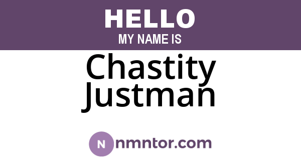 Chastity Justman