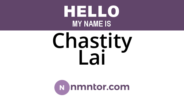 Chastity Lai