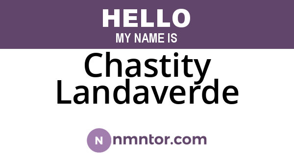 Chastity Landaverde