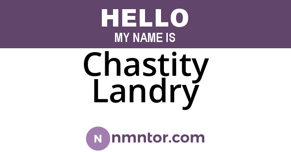 Chastity Landry