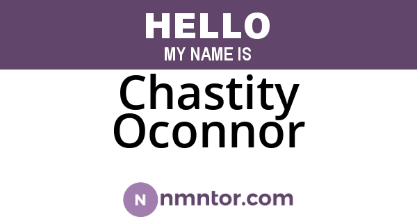 Chastity Oconnor