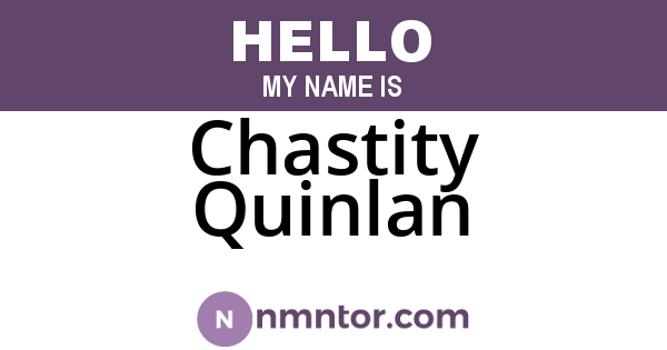 Chastity Quinlan