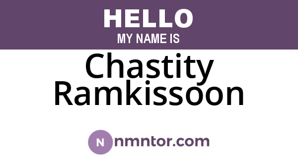 Chastity Ramkissoon