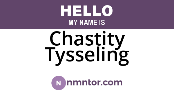 Chastity Tysseling
