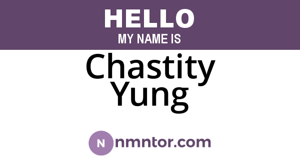 Chastity Yung