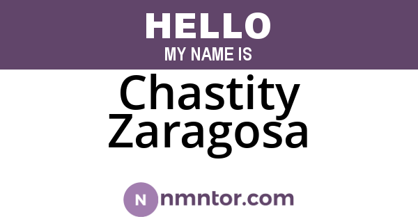 Chastity Zaragosa