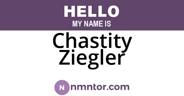 Chastity Ziegler