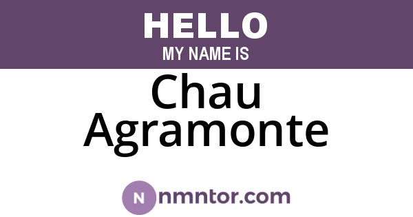 Chau Agramonte