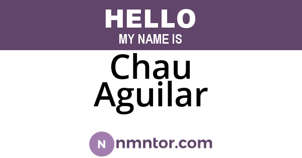 Chau Aguilar