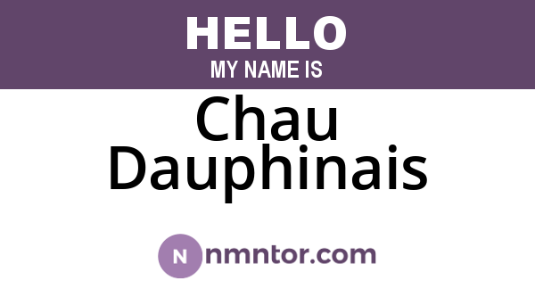 Chau Dauphinais