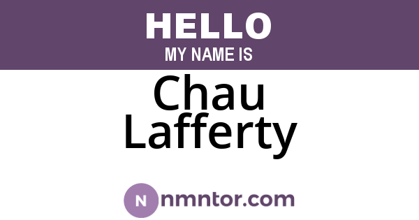 Chau Lafferty