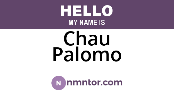 Chau Palomo