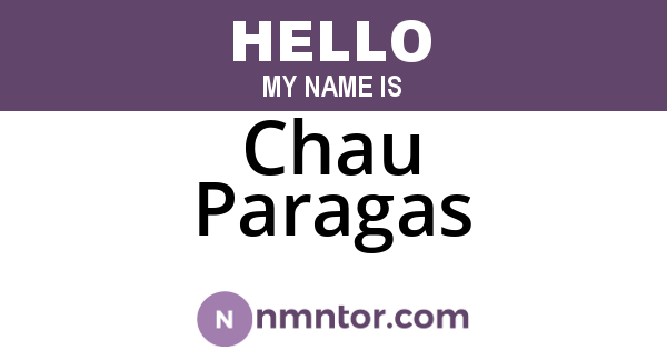 Chau Paragas
