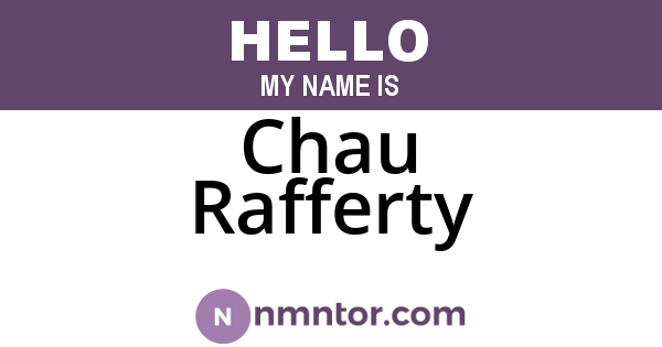 Chau Rafferty