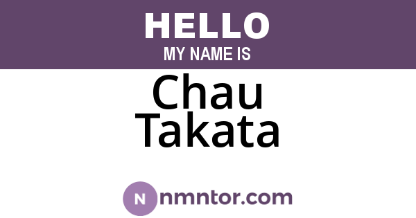 Chau Takata