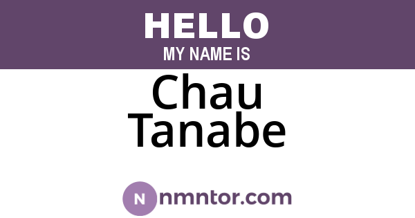 Chau Tanabe