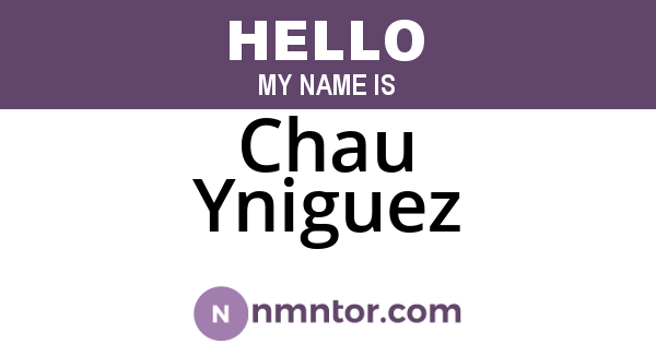 Chau Yniguez