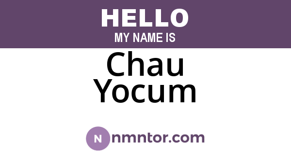 Chau Yocum