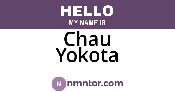 Chau Yokota