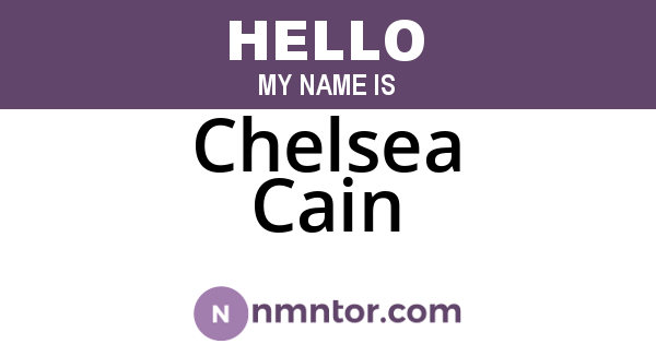 Chelsea Cain