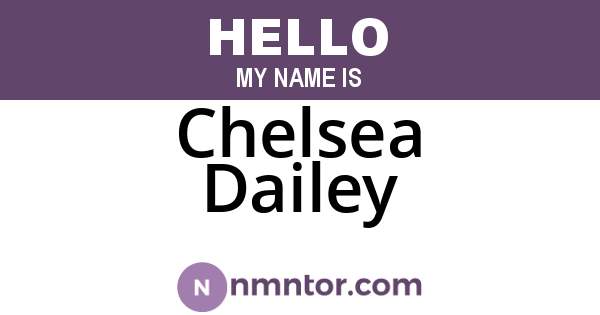 Chelsea Dailey