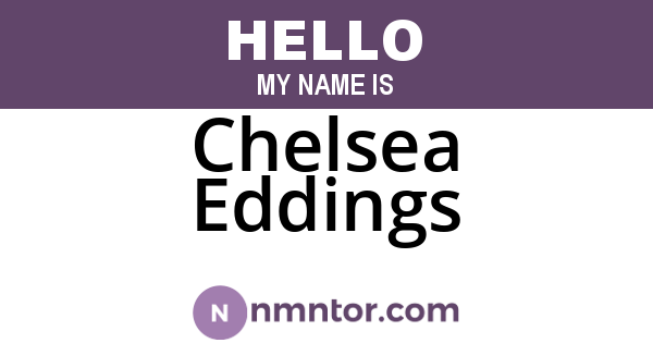 Chelsea Eddings